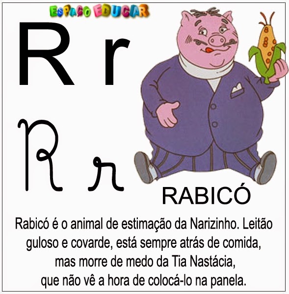 Cartazes alfabeto do sítio do picapau amarelo para imprimir!ESPAÇO PEDAGÓGICO Cartazes alfabeto do sítio do picapau amarelo para imprimir!ESPAÇO PEDAGÓGICO