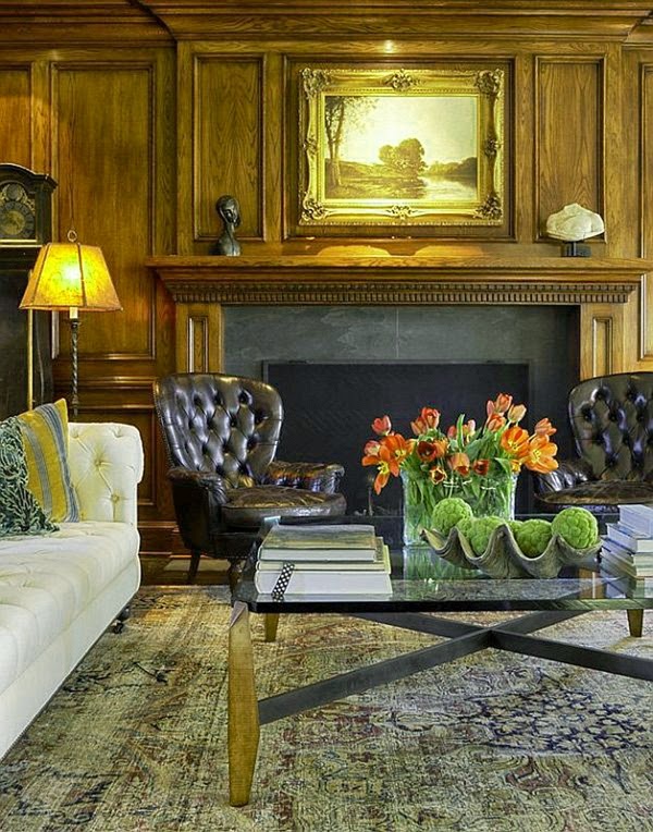 The wood on the walls is great idea