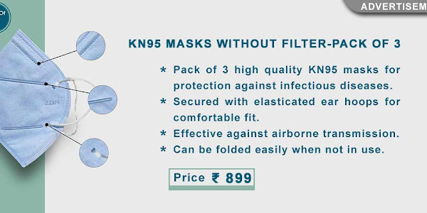 Buy N95 Masks Without Filter-Pack of 3 for Rs. 899 on Clovia. Shop Now!