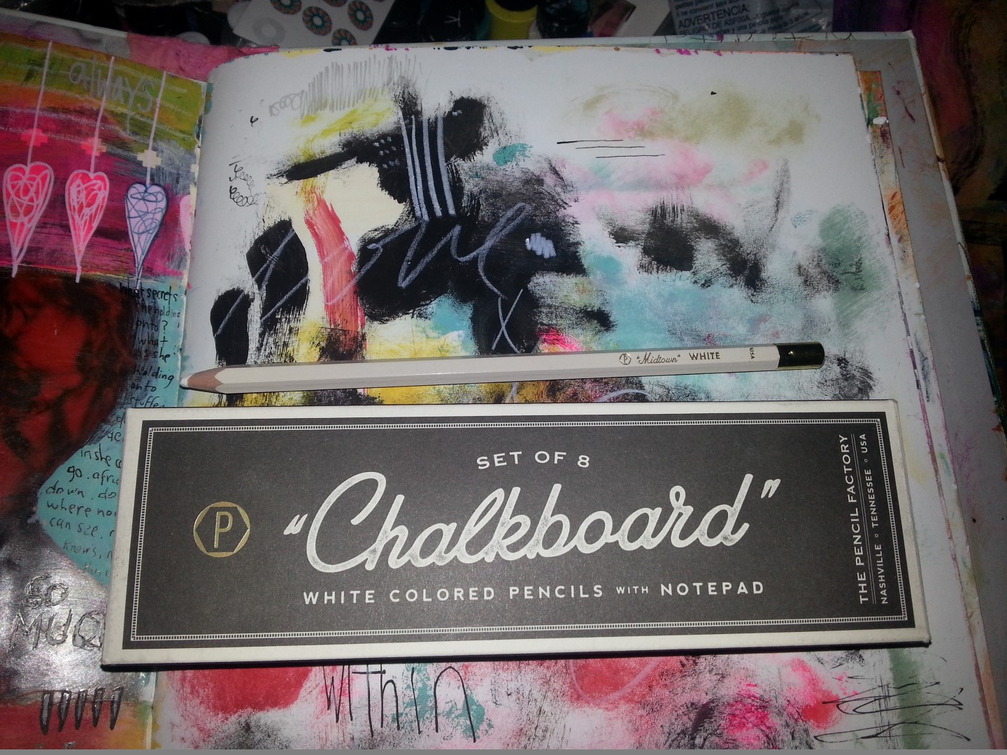 Kelly Kilmer Artist and Instructor "Midtown" White Chalk Pencil by The