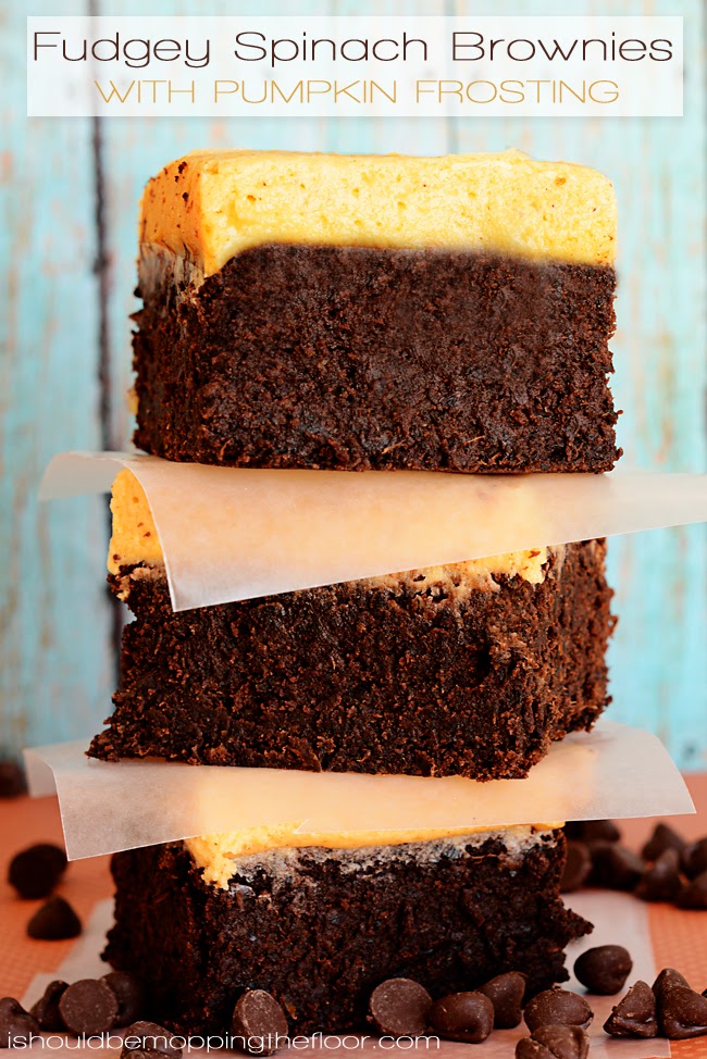 Spinach Brownies with Pumpkin Frosting (And other ways to get kids