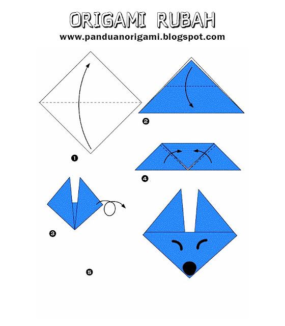 Cara Membuat Origami Hewan Rubah Panduan Belajar Membuat Origami