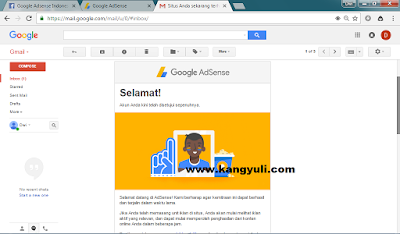 Diterima Menjadi Publisher Google Adsense