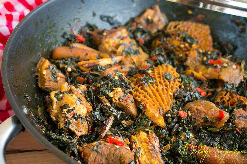 KFB Foodie Talk How to make Efo Shoko a.k.a Efo riro (yoruba style