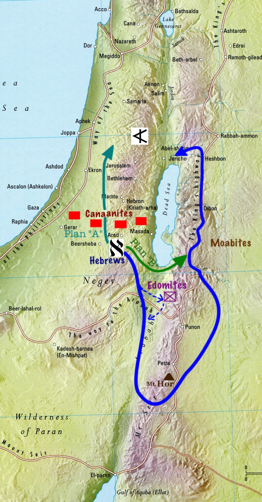 Bible Battles Victory At Hormah Arad Destroyed Promised Land