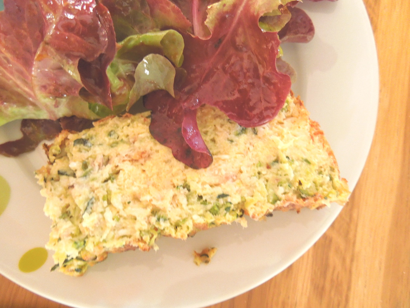 Dans mon assiette Terrine de courgettes à la truite fumée