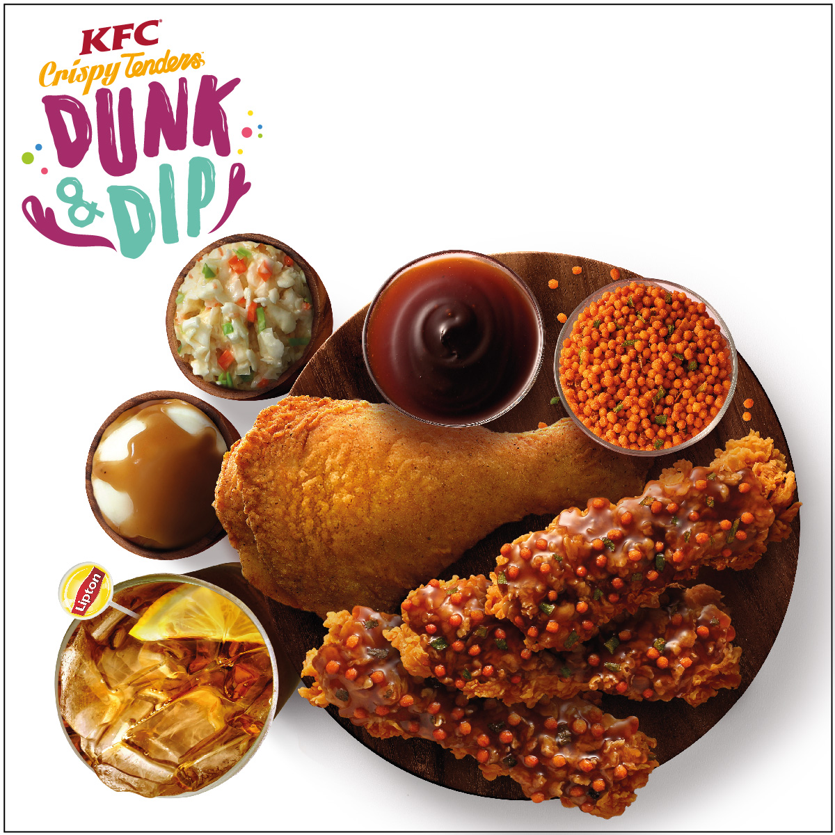 Dunk & Dip, Crunch & Repeat with KFC Dunk & Dip! Dari Jari Jari Halusku