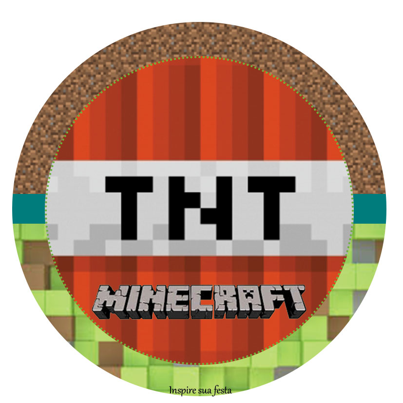 Minecraft Party Free Printable Wrappers and Toppers. Oh My Fiesta
