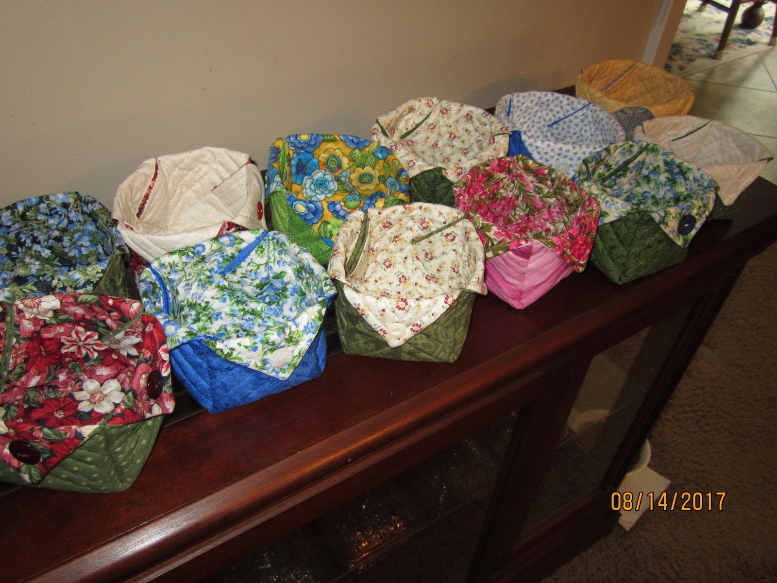 Teresa Quilts Fabric Boxes