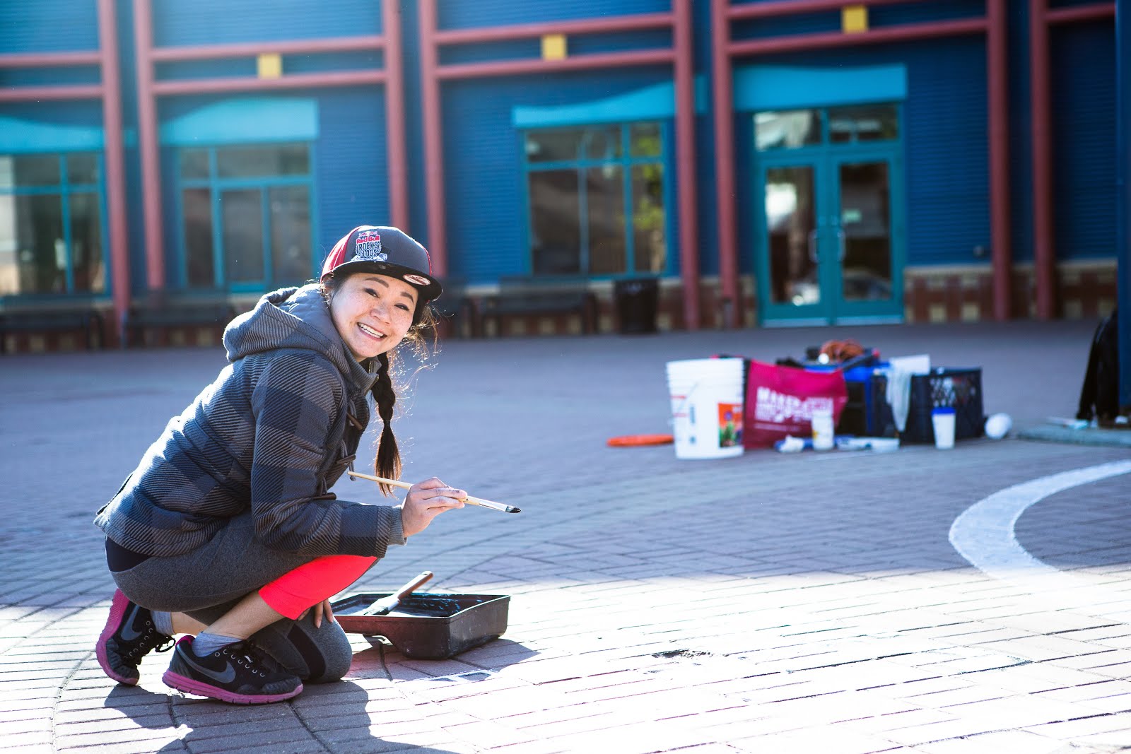 Rozzie Calgary Chalk Artist June 2017