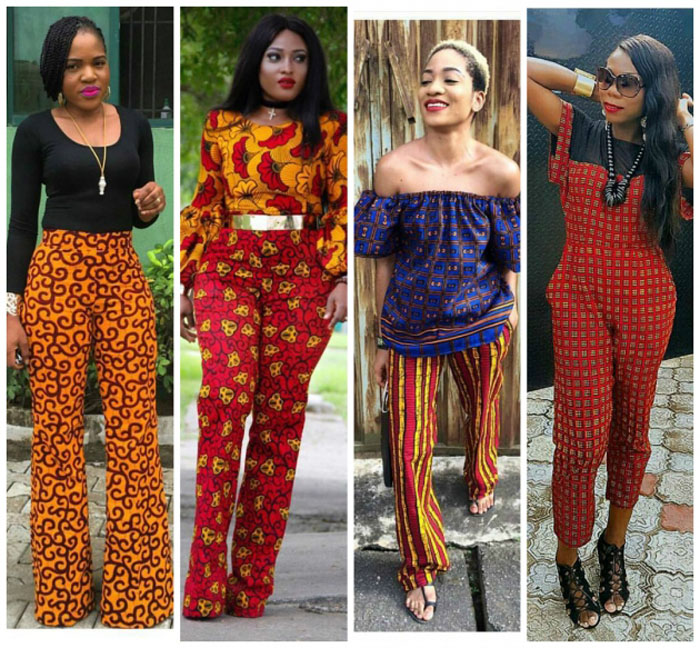 2017 Ankara High-Waist African Trousers 2017 Ankara High-Waist African Trousers=