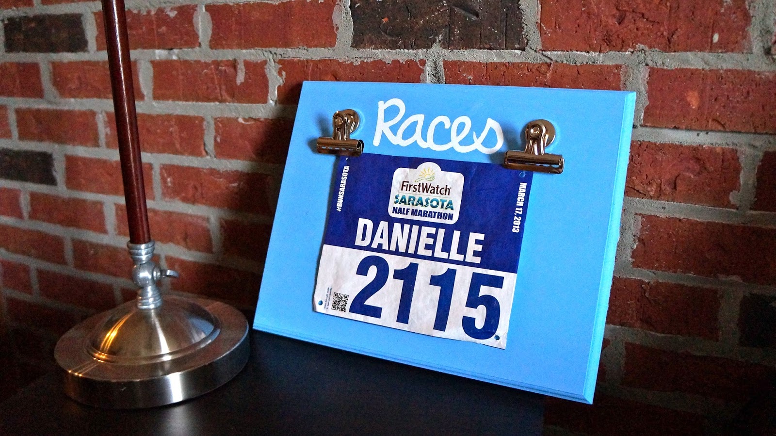 Bayshore & Central DIY Race Tag Board