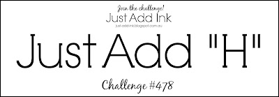 Jo's Stamping Spot - Just Add Ink Challenge #478
