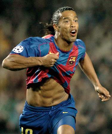Sports Stars Celebrity: Ronaldinho Brazilian Footballer Celebrity