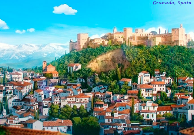 The Beautiful City Of Granada, Spain