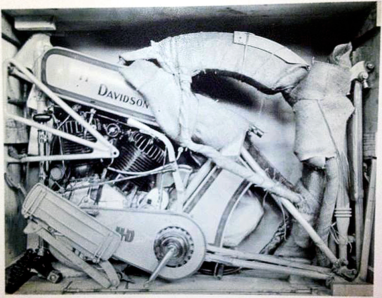 Just A Car Guy: 1916 Harley Davidson was shipped in a crate, and ...