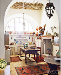 boho bohemian kitchen decor french spanish italian country rustic decorating interior kitchens tuscan curtains interiors designs italy homes room bohemia