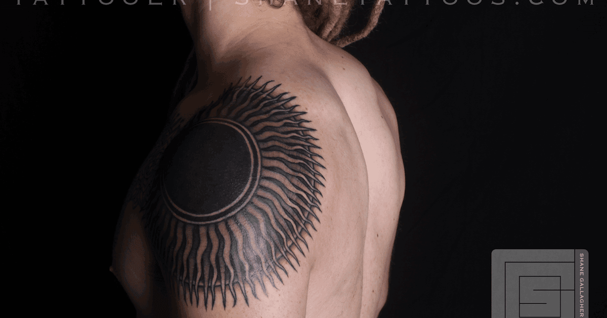 SHANE TATTOOS Black Hole Sun Tattoo