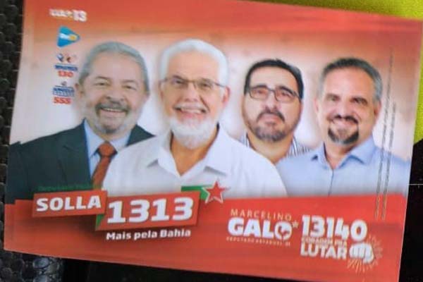 Juíza manda apreender mais de 2 milhões de santinhos com foto de Lula na Bahia