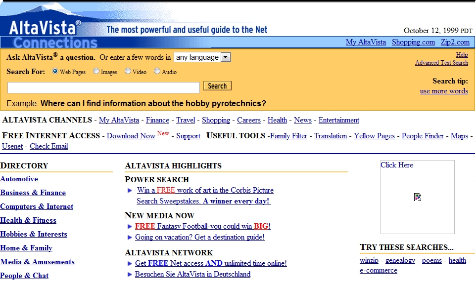 333 How to? Altavista Search Engine