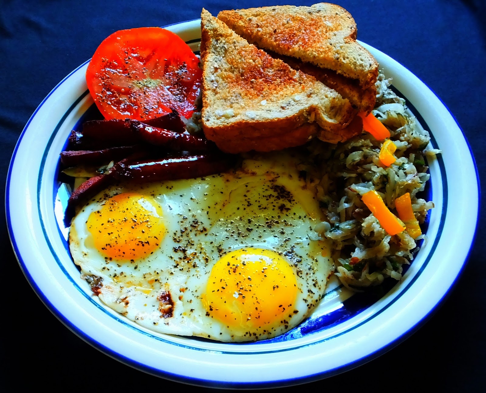 Americana Roots Art Pepperoni & Eggs