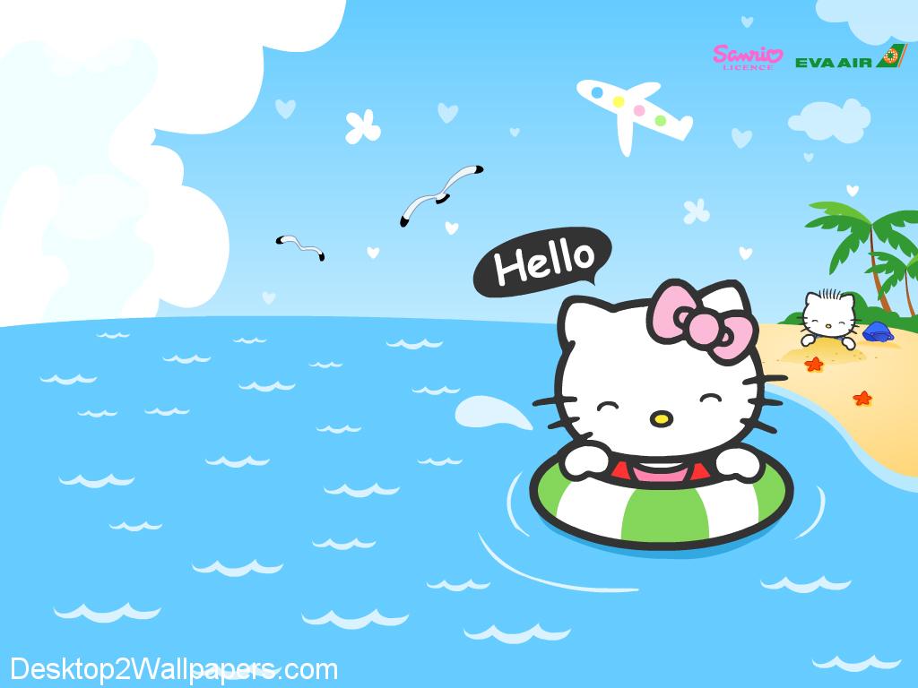 animasi bergerak hello kitty untuk powerpoint