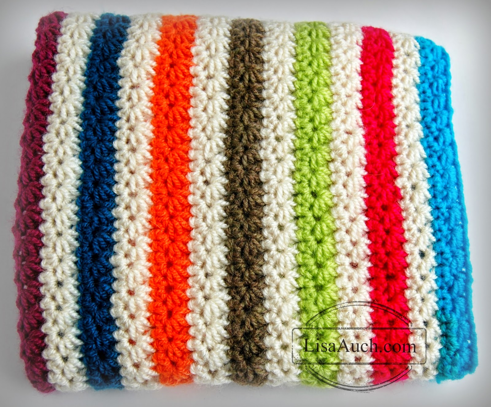 How to Crochet The Star Stitch and Crochet a Warm Cosy Blanket