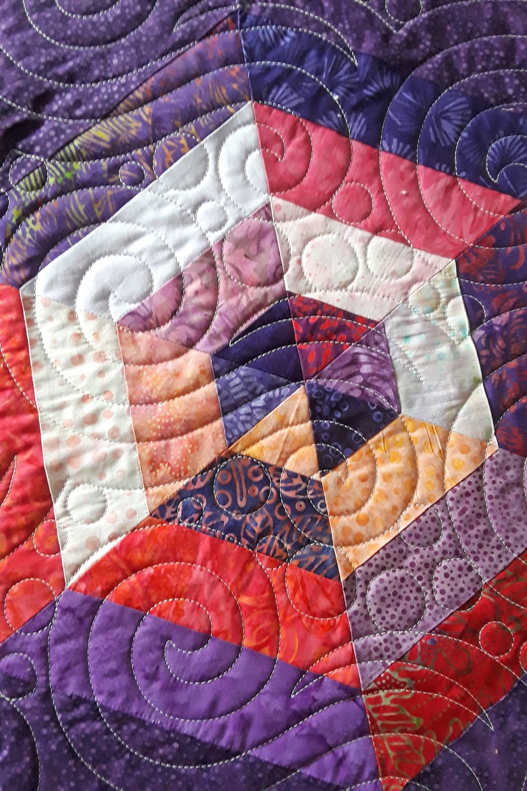 Rebecca's Quilting CUSTOMER QUILT SPIDER WEB