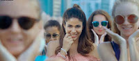 lavanya tripathi song naa cell phone telugu movie inttelligent still, lavanya tripathi biting her finger with attractive smile.