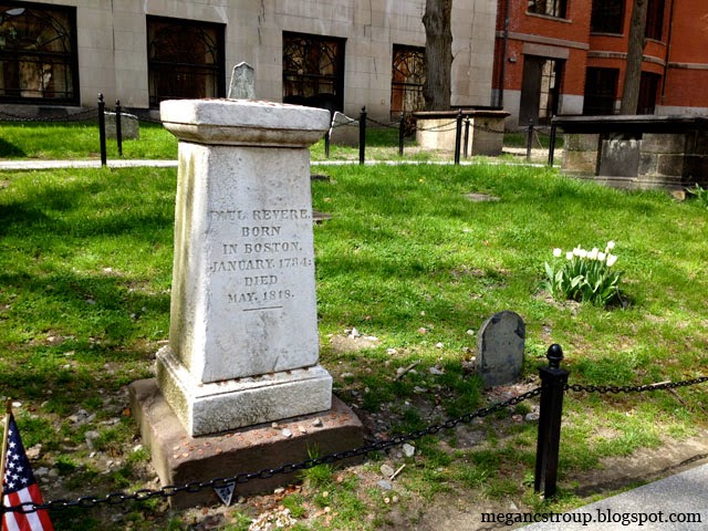 Paul Revere's Tombstone - Boston, Massachusetts, on Semi-Charmed Kind of Life