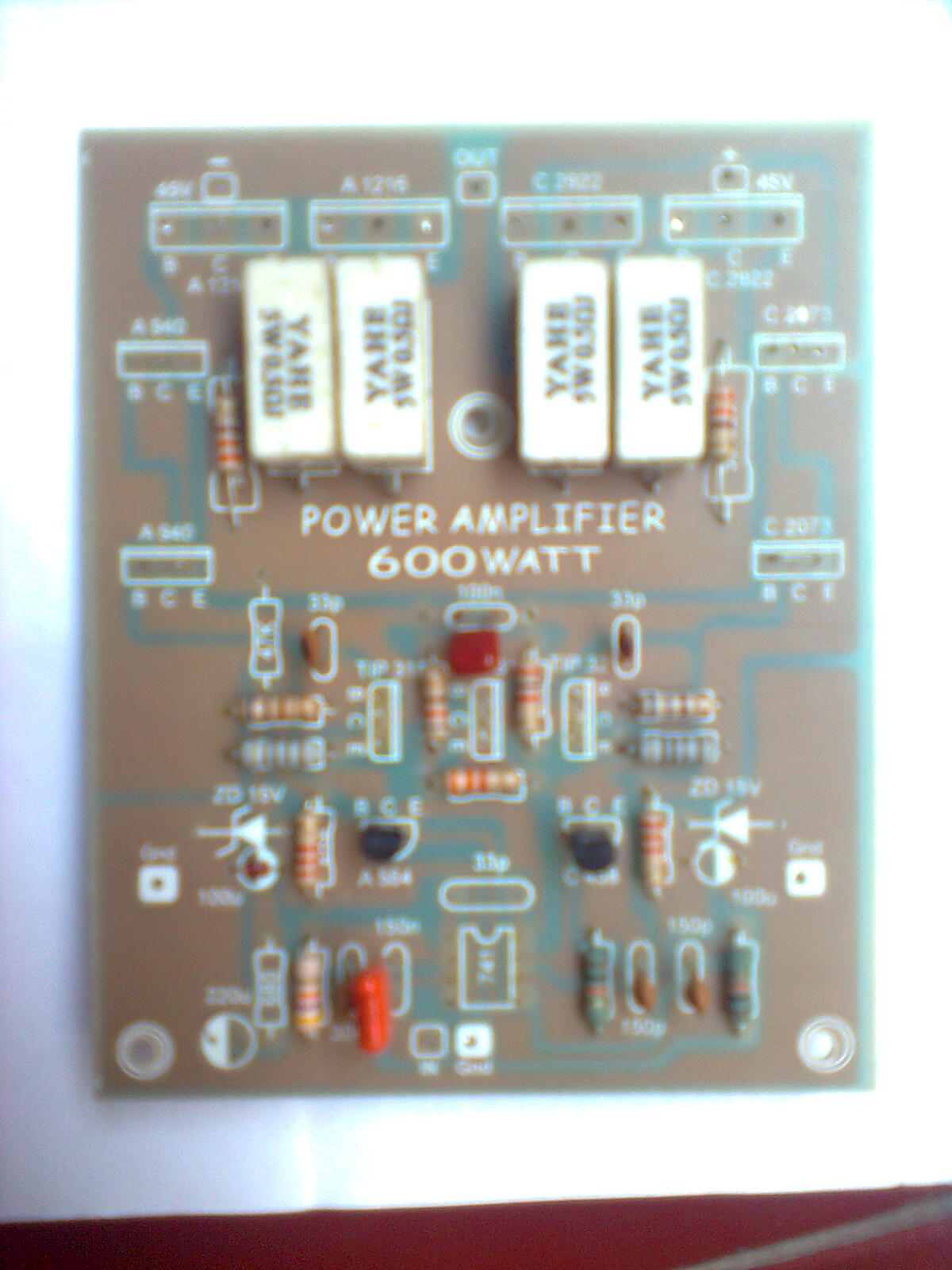 Audio Kreatif Perbandingan Kit Power  Amplifier Rakitan