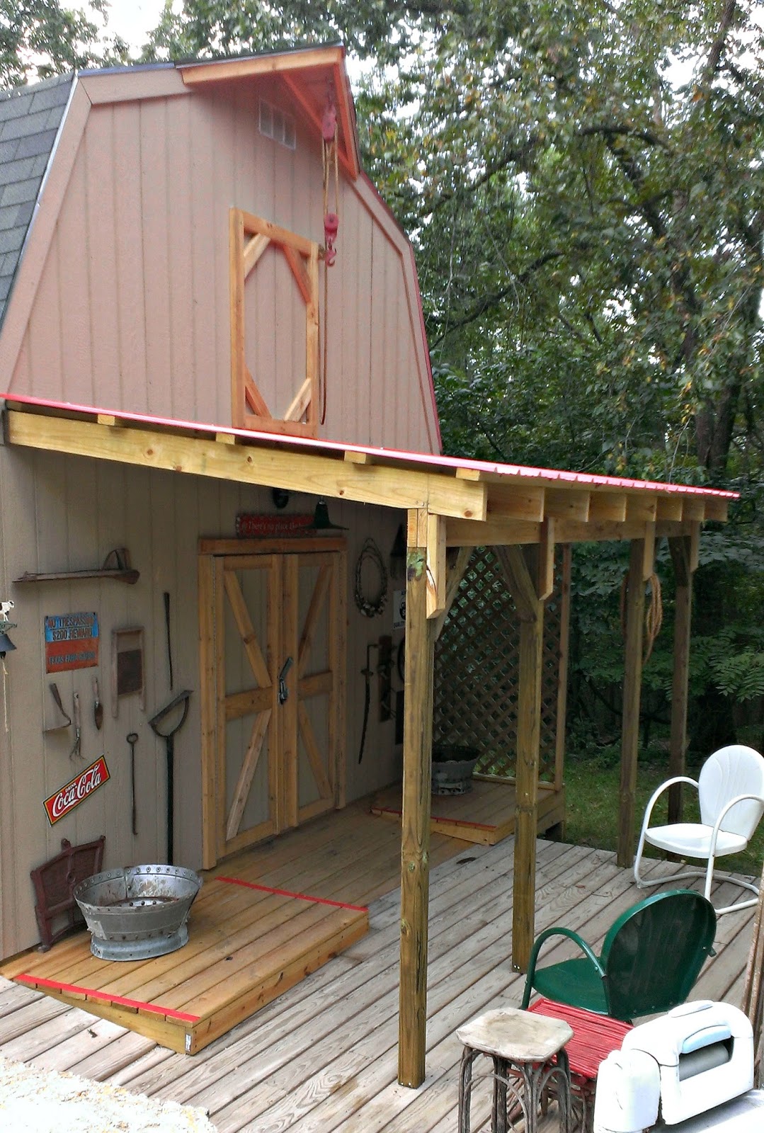 shed roof garage plans
