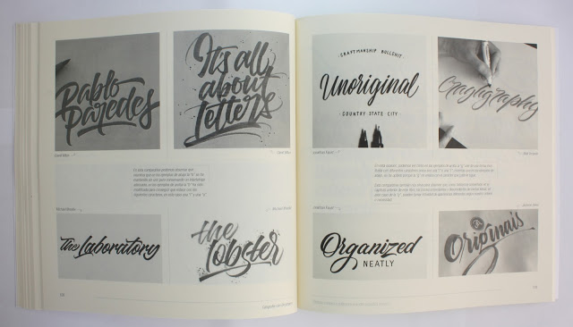 Libro Caligrafía con Brushpen Lettering Time - Tipografía