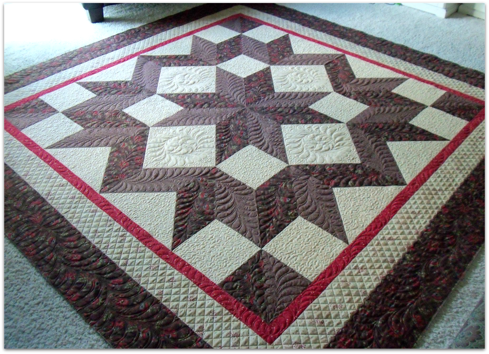 .Quiltscapes. A Carpenter's Star