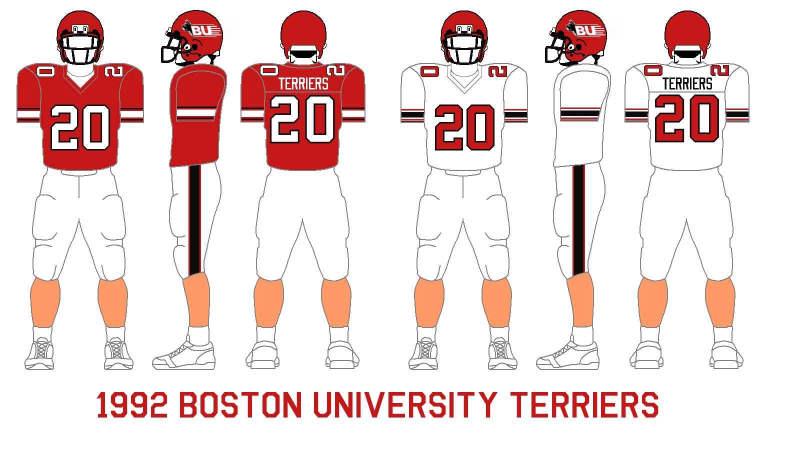 Gridiron Garb: Boston University Terriers (1990-92)