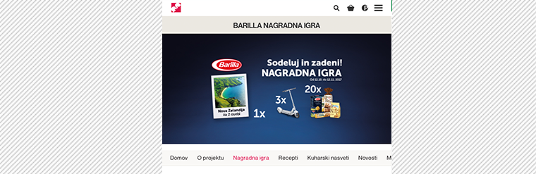  Nagradna igra Barilla