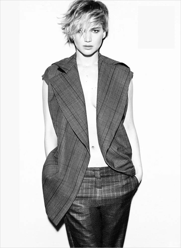 Jennifer Lawrence in a stylish photoshoot for Marie Claire US June 2014