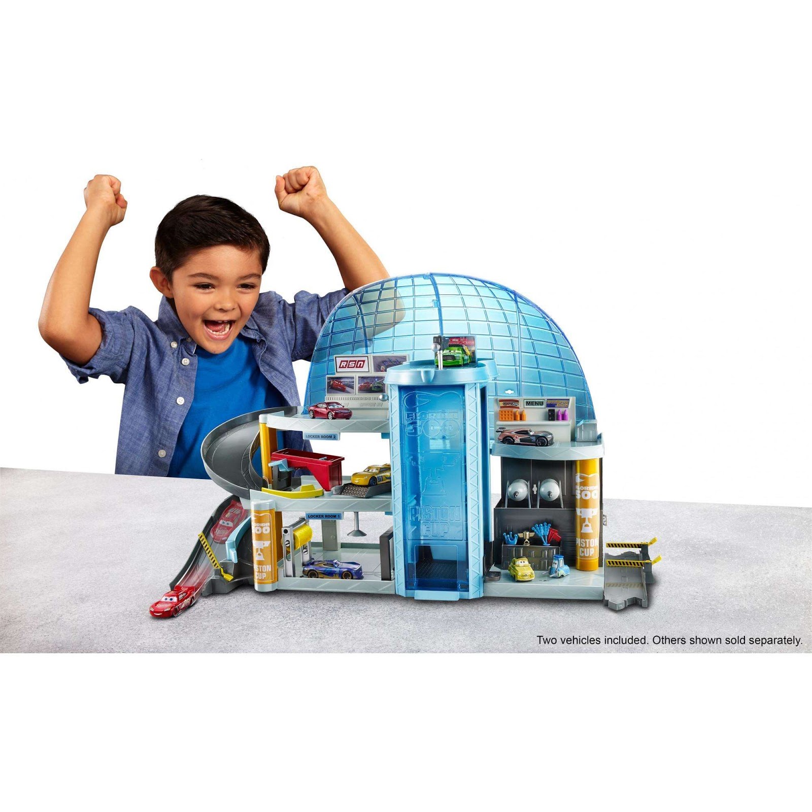 cars 3 garage playset