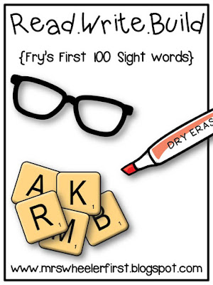 Mrs. Wheeler's First Grade Tidbits: Fry's First 100 Read, Write, Build
