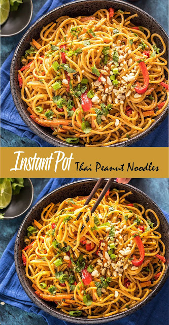 Instant Pot Thai Peanut Noodles | EAT