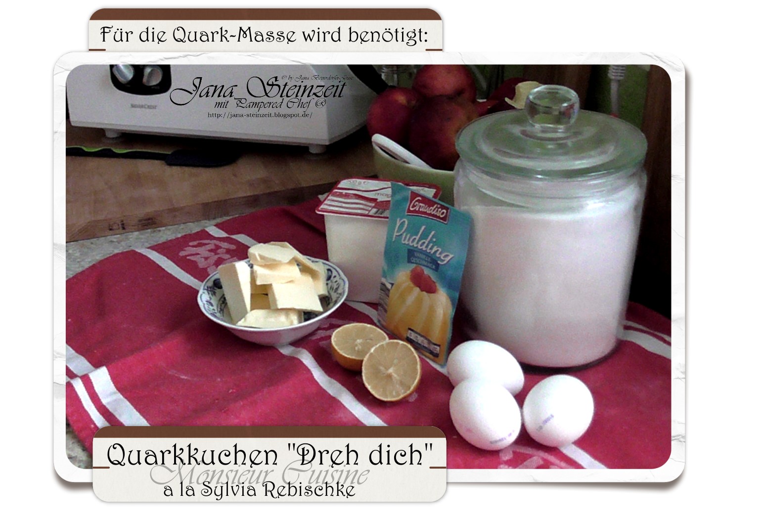Janas Steinzeit: (Video) Dreh-dich-Quarkkuchen a la Sylvia Rebischke