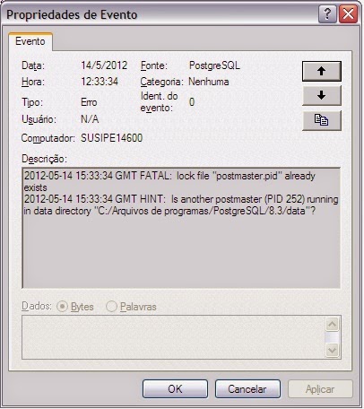 Zozô Me Ajude: ERRO NO POSTGRESQL: Lock file “postmaster.pid" already ...