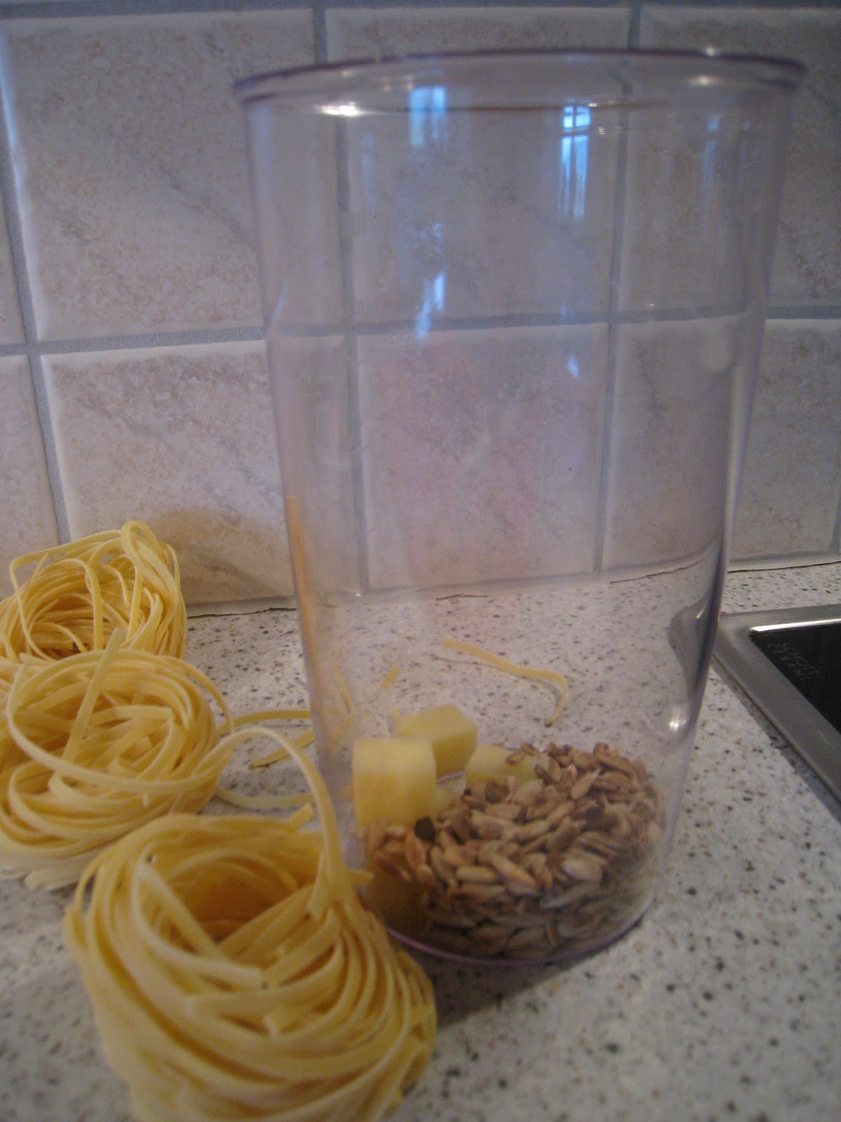 Fettuccini mit Paprikapesto
