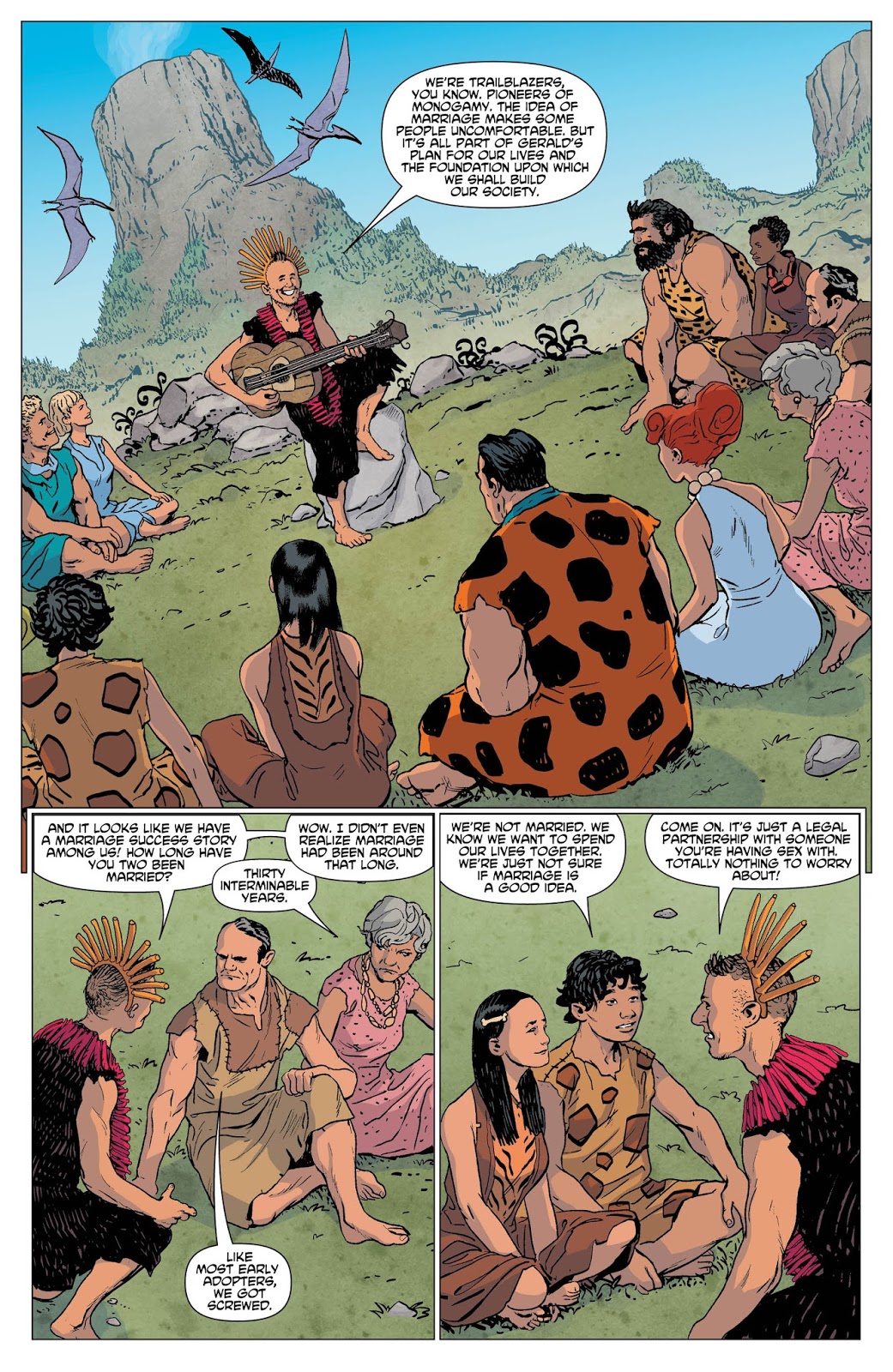 Weird Science DC Comics The Flintstones #4 Review and ** SPOILERS** picture