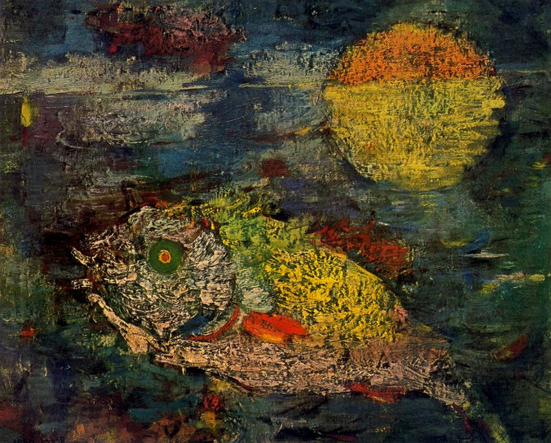 Painting of Mordecai Ardon artist, Mordecai Ardon paintings