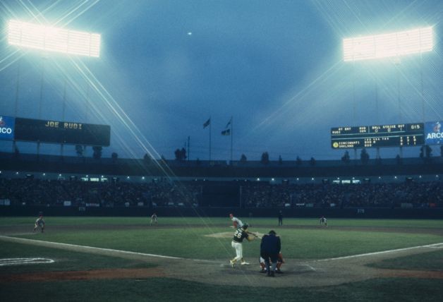 1972年世界大賽時的Oakland-Alameda County Coliseum（Photo by Focus On Sport/Getty Images）