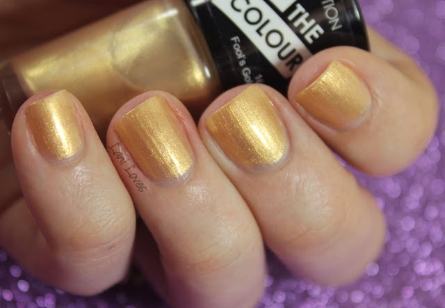 Collection Work the Colour Fool's Gold Nail Polish Swatches & Review