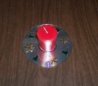 Holiday CD candles