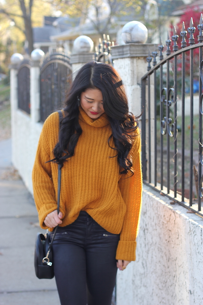 style yellow sweater