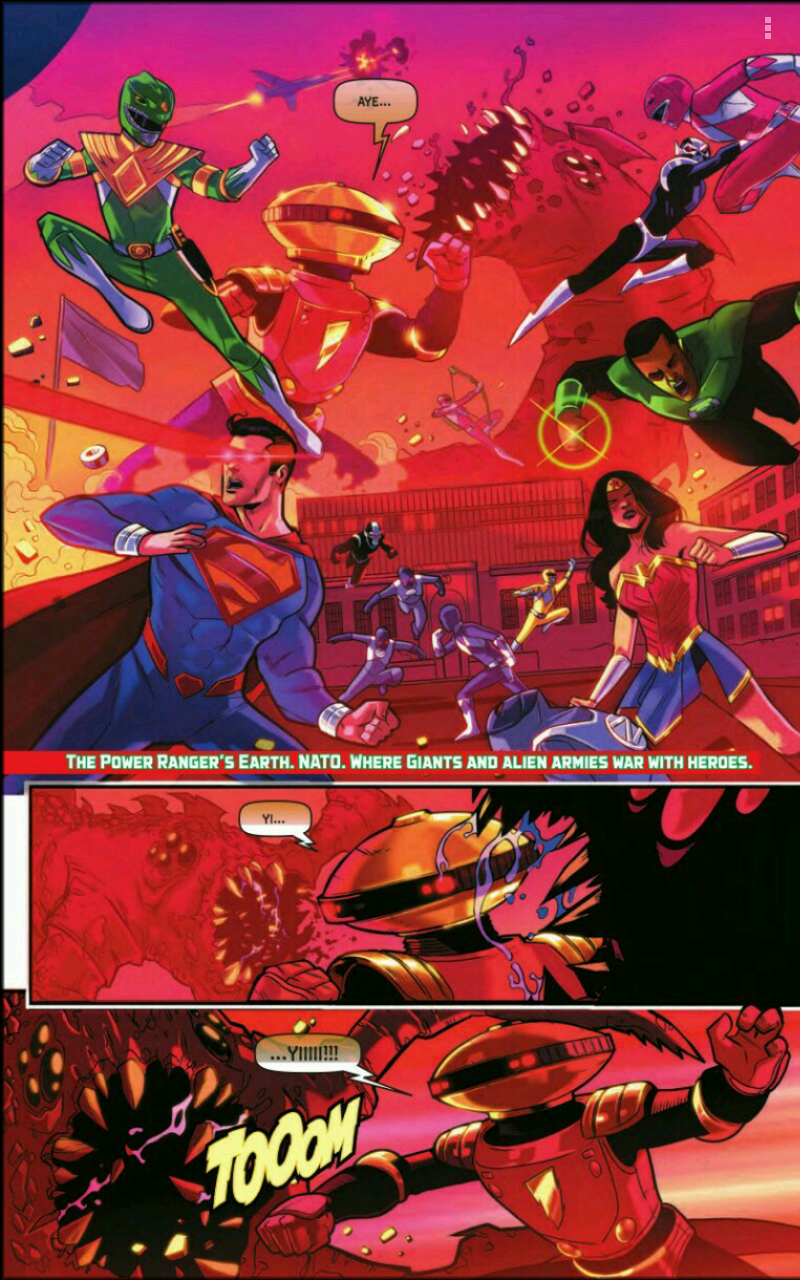 Weird Science DC Comics: Justice League / Power Rangers #6 Review
